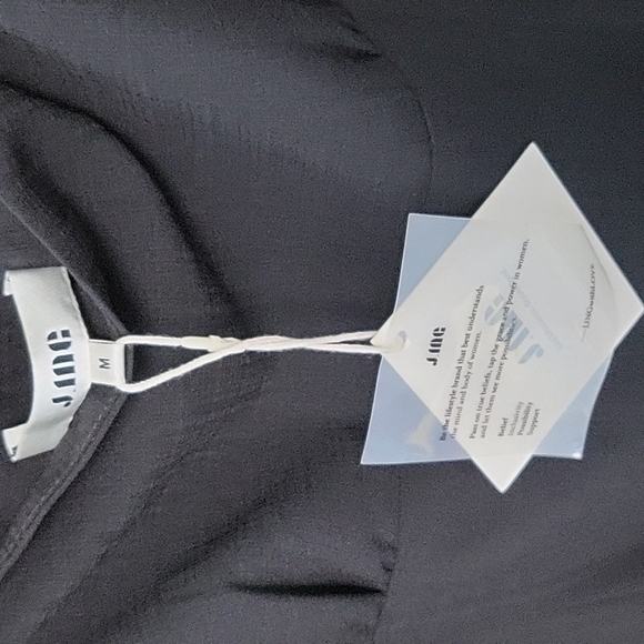 💚HP💚NWT J. ING Lightweight Black Puff Sleeve Mini Dress with Side Zip - Picture 2 of 11